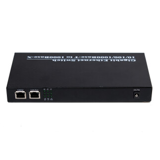 Fiber Optik Switch 8 Port SC (2RJ45 Gigabit+8 Fiber 100Mbps) - 2